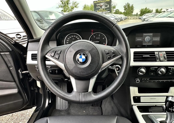 BMW Seria 5 cena 26900 przebieg: 229000, rok produkcji 2007 z Wyrzysk małe 742